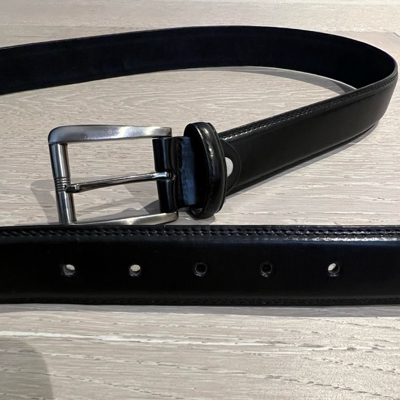 Black Leather Belt *NEW* - Picture 3 of 3